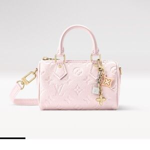 Louis Vuitton Pink Snowy Pearl SOLD OUT! Nano Speedy Very hard